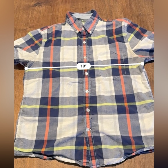 AMERICAN EAGLE Slim SS Button-Up - M - Picture 10 of 10